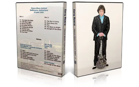 Artwork Cover of Gary Moore 2001-06-29 DVD Bellinzona Proshot
