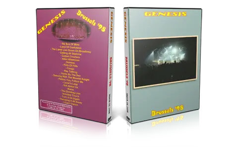 Artwork Cover of Genesis 1998-03-10 DVD Bruxelles Audience