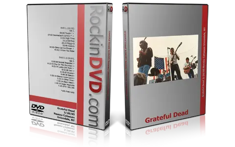 Artwork Cover of Grateful Dead 1985-03-28 DVD Uniondale Audience