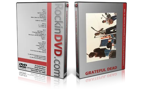 Artwork Cover of Grateful Dead 1989-12-10 DVD Los Angeles Audience