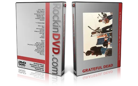 Artwork Cover of Grateful Dead 1989-12-31 DVD Oakland Audience