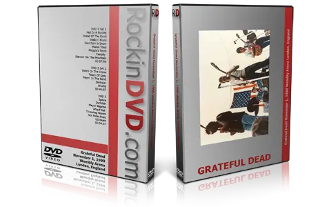 Artwork Cover of Grateful Dead 1990-11-01 DVD London Audience