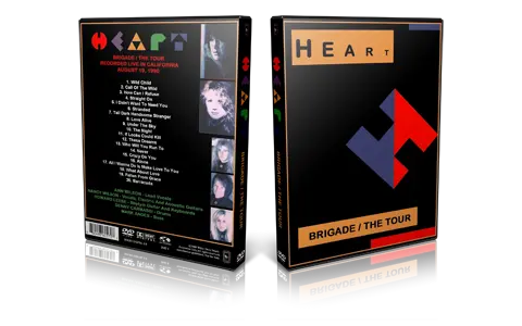 Artwork Cover of Heart 1990-08-19 DVD Mountain View Proshot