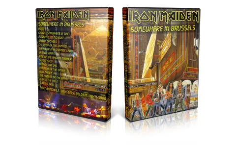 Artwork Cover of Iron Maiden 1986-11-28 DVD Brussels Audience