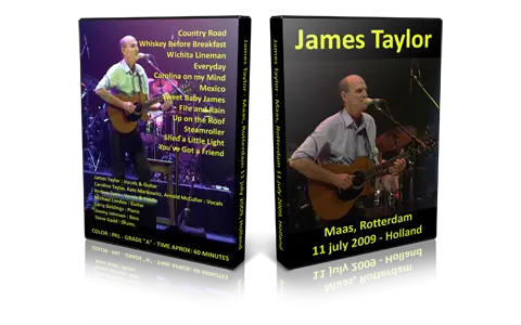 Artwork Cover of James Taylor 2009-07-11 DVD Maas Proshot