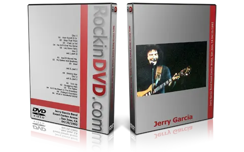Artwork Cover of Jerry Garcia 1992-04-25 DVD San Jose Audience