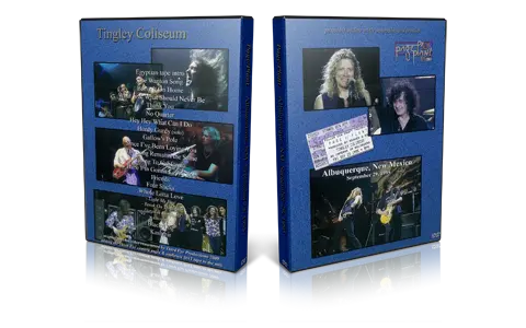 Artwork Cover of Jimmy Page and Robert Plant 1995-09-29 DVD Albuquerque Proshot