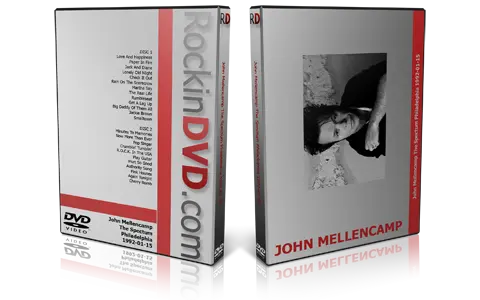 Artwork Cover of John Mellencamp 1992-01-15 DVD Philadelphia Audience