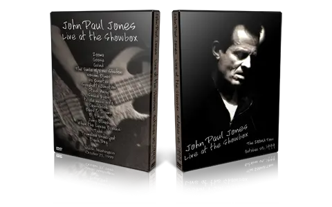 Artwork Cover of John Paul Jones 1999-10-10 DVD Seattle Proshot