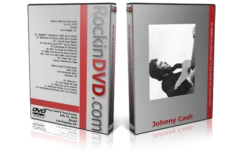 Artwork Cover of Johnny Cash 1975-07-23 DVD Los Angeles Proshot