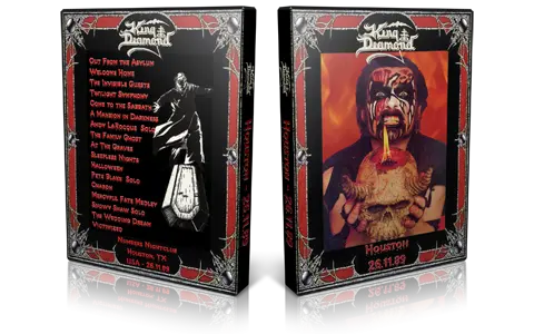 Artwork Cover of King Diamond 1989-11-26 DVD Houston Audience