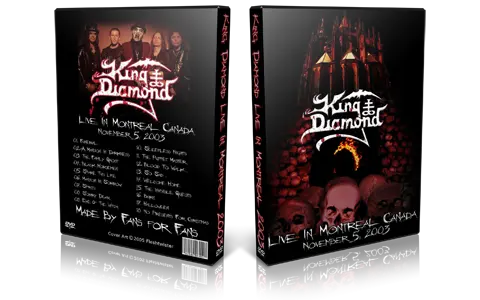 Artwork Cover of King Diamond 2003-11-05 DVD Montreal Audience