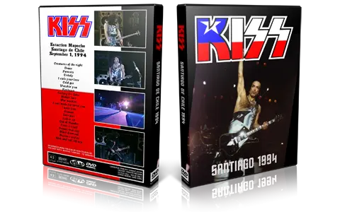 Artwork Cover of KISS 1994-09-01 DVD Santiago Proshot