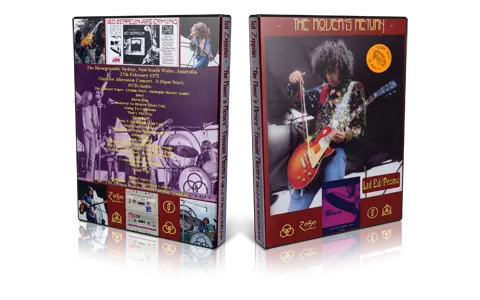Artwork Cover of Led Zeppelin 1972-02-27 DVD Sydney Audience