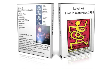 Artwork Cover of Level 42 1983-07-13 DVD Montreux Proshot