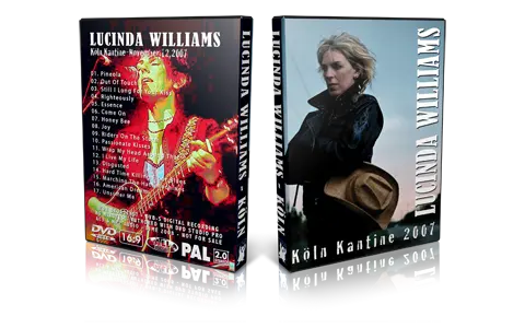 Artwork Cover of Lucinda Williams 2007-11-12 DVD Koln Proshot