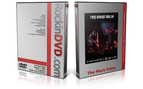 Artwork Cover of Mars Volta 2006-08-07 DVD Santa Cruz Audience