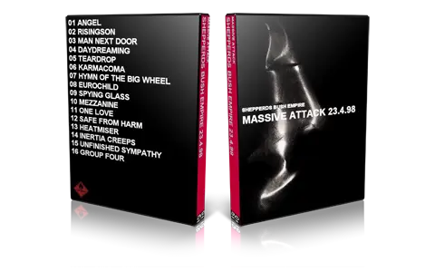 Artwork Cover of Massive Attack 1998-04-23 DVD London Audience