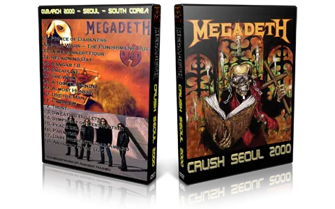 Artwork Cover of Megadeth 2000-03-01 DVD Seoul Proshot