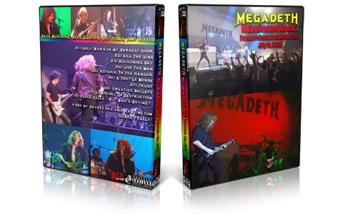 Artwork Cover of Megadeth 2000-07-12 DVD San Antonio Audience
