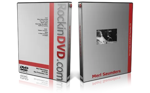 Artwork Cover of Merl Saunders 1985-06-09 DVD San Francisco Audience