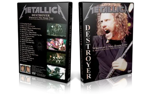 Artwork Cover of Metallica 1993-06-20 DVD Basel Proshot