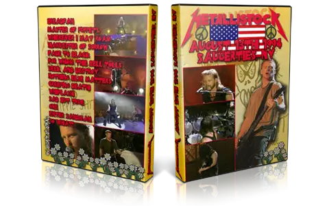 Artwork Cover of Metallica 1994-08-13 DVD Saugerties Proshot