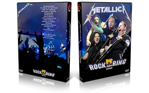 Artwork Cover of Metallica 2008-06-07 DVD Nurburgring Proshot