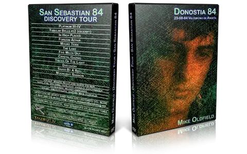 Artwork Cover of Mike Oldfield 1984-08-23 DVD San Sebastian Proshot