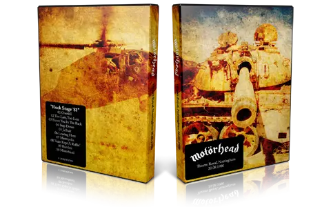 Artwork Cover of Motorhead 1980-08-20 DVD Nottingham Proshot