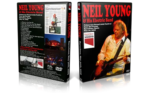 Artwork Cover of Neil Young 2009-05-30 DVD Barcelona Audience