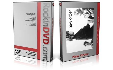 Artwork Cover of New Order 1986-10-13 DVD The Hacienda Audience
