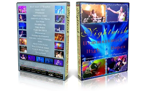 Artwork Cover of Nightwish 2005-09-29 DVD London Audience