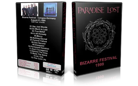 Artwork Cover of Paradise Lost 1999-08-21 DVD Koln Proshot