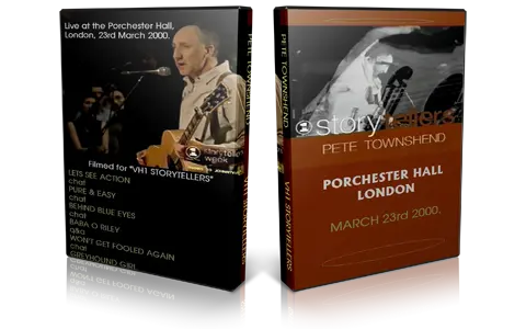 Artwork Cover of Pete Townshend 2000-03-23 DVD London Proshot