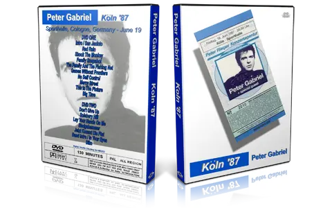 Artwork Cover of Peter Gabriel 1987-06-19 DVD Cologne Audience