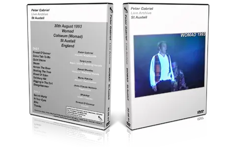 Artwork Cover of Peter Gabriel 1993-08-30 DVD St Austell Audience