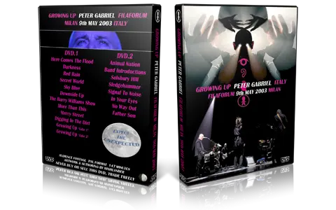 Artwork Cover of Peter Gabriel 2003-05-09 DVD Milan Audience