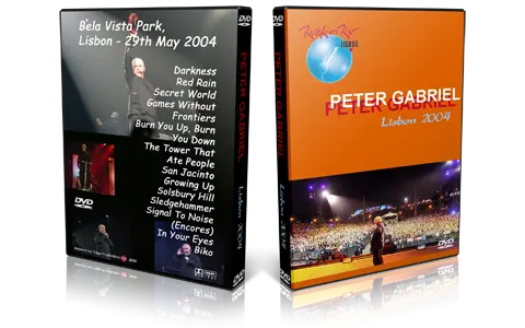 Artwork Cover of Peter Gabriel 2004-05-29 DVD Lisbon Proshot