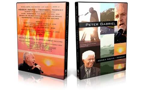 Artwork Cover of Peter Gabriel Compilation DVD 46664 Arctic Proshot