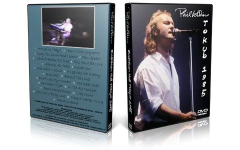 Artwork Cover of Phil Collins 1985-04-24 DVD Tokyo Audience