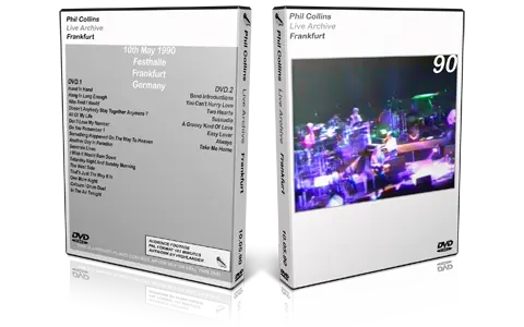 Artwork Cover of Phil Collins 1990-05-10 DVD Frankfurt Audience