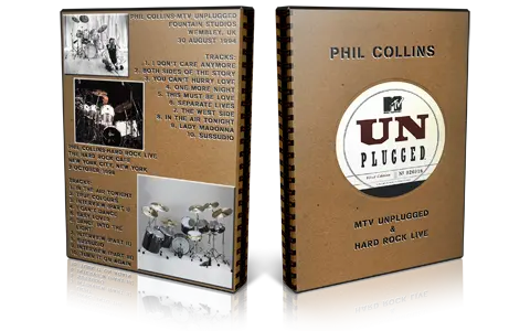 Artwork Cover of Phil Collins 1994-08-30 DVD Wembley Proshot