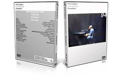 Artwork Cover of Phil Collins 1994-09-28 DVD Frankfurt Audience