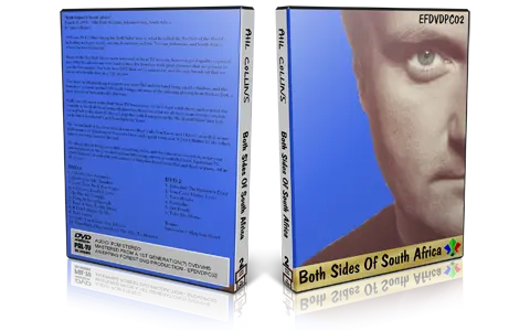 Artwork Cover of Phil Collins 1995-03-17 DVD Johannesburg Proshot