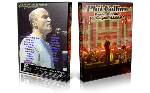 Artwork Cover of Phil Collins 2004-09-23 DVD Philadelphia Audience