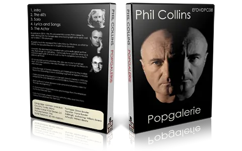 Artwork Cover of Phil Collins Compilation DVD Pop Galerie 1996 Proshot