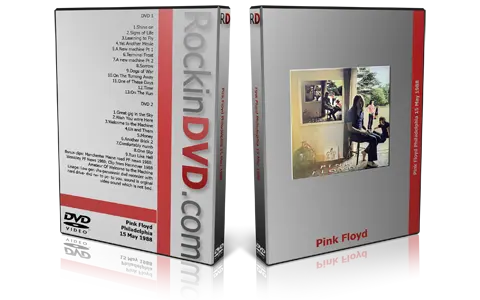 Artwork Cover of Pink Floyd 1988-05-15 DVD Philadelphia Audience