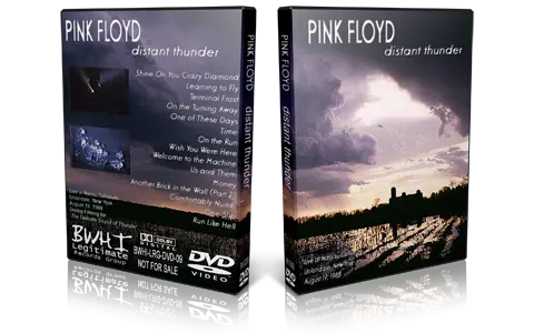 Artwork Cover of Pink Floyd 1988-08-19 DVD Uniondale Audience