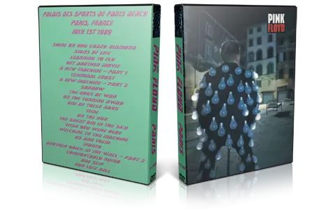 Artwork Cover of Pink Floyd 1989-07-01 DVD Bercy Audience